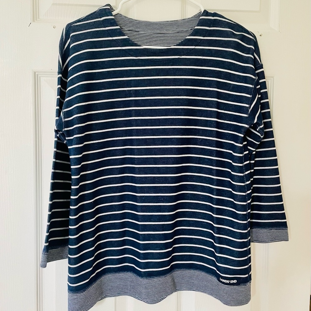 Lands’ End Reversible Light Sweater